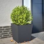 plant pot anthracite 50x   plant pot 45x