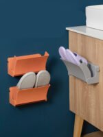 Shoe Storage Artifact Toilet Free Punch Rack - Image 5