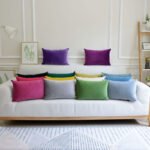 Sofa Velvet Throw Pillow - Image 3