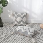 Frien Cushion Shell Canvas Throw Pillow Tufted Pillow - Image 2