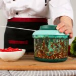 Multifunction Plastic Vegetable Chopper  Garlic Cutter - Image 4