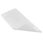 Bath Tub Mat Non-Slip Shower Mat BPA-Free Massage Anti-Bacterial With Suction Cups Washable - Image 2