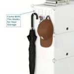 Shoe Rack Storage Cabinet, 8-layer Shoe Storage Cabinet With Door, Stackable And Detachable Shoe Storage Cabinet - Image 6