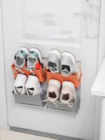 Shoe Storage Artifact Toilet Free Punch Rack - Image 2