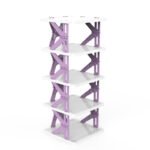 Plastic Installation-free Shoe Rack Storage Shoe Rack Folding Shoe Cabinet - Image 2