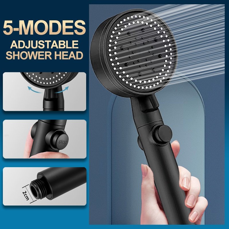 7b0de480-b71d-4699-ad39-28043f66360a.jpg Shower Bath Shower Head Pressurized Large Water Output - Image 1