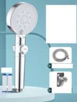 Shower Nozzle Booster Pressurized Set Bath Shower Shower Head - Image 10