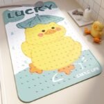 Home Bathroom Anti-slip Anti-fall Suction Cup Pad Shower Room Foot Mat Children's Bath Floor Mat