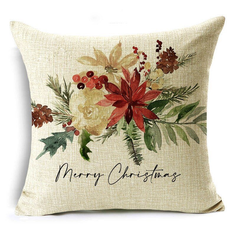 9dc6120d-2955-4f82-af9f-7d809959d245.jpg Linen Christmas Throw Pillow Cover - Image 1