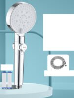 Shower Nozzle Booster Pressurized Set Bath Shower Shower Head