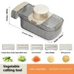 2in1 Multifunctional Vegetable Cutter For Cutting And Draining Vegetables Sturdy Food Chopper Convenient Dicer Kitchen Gadget - Image 8