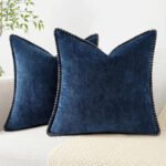 Chenille Triangular Needle Craft Throw Pillow Cover - Image 3